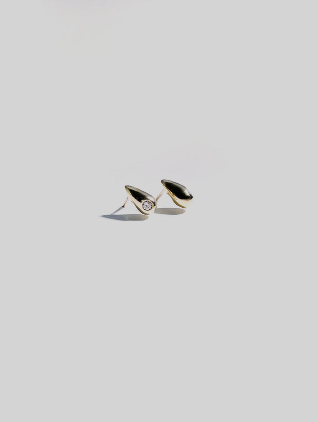 Diamond Droplet Earrings