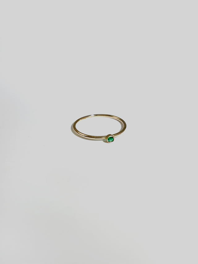 Emerald Bud Ring
