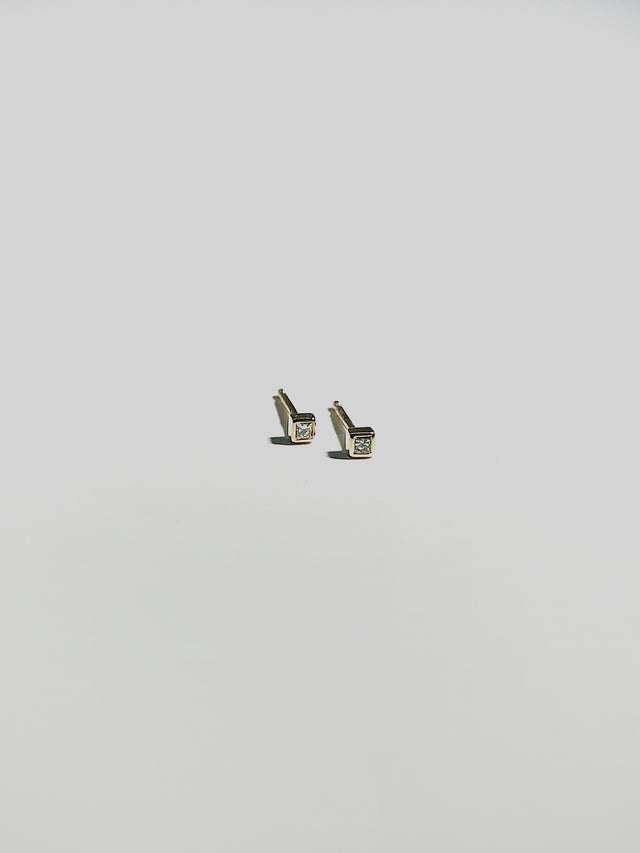 Diamond Square Stud