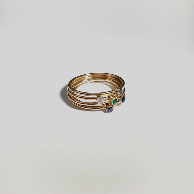 Emerald Bud Ring