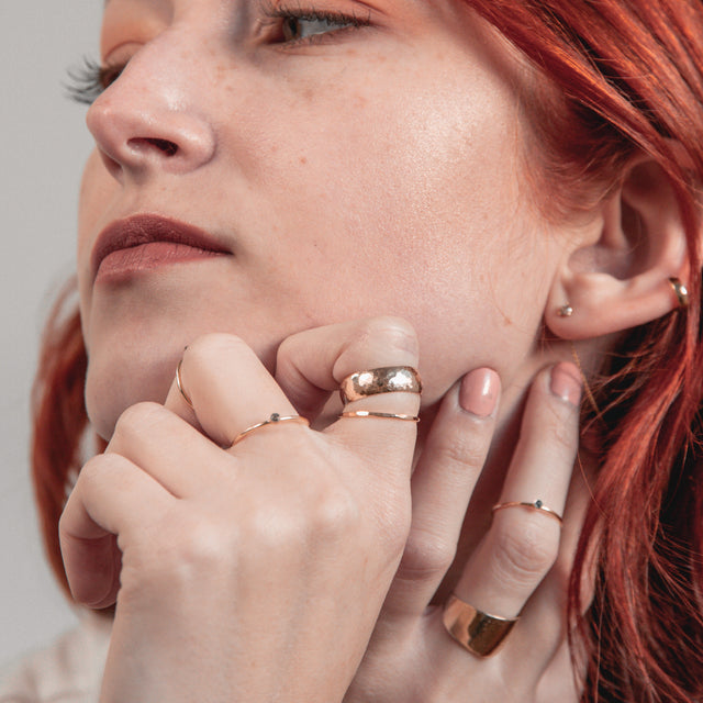 Tiny Gold Sphere Threaders